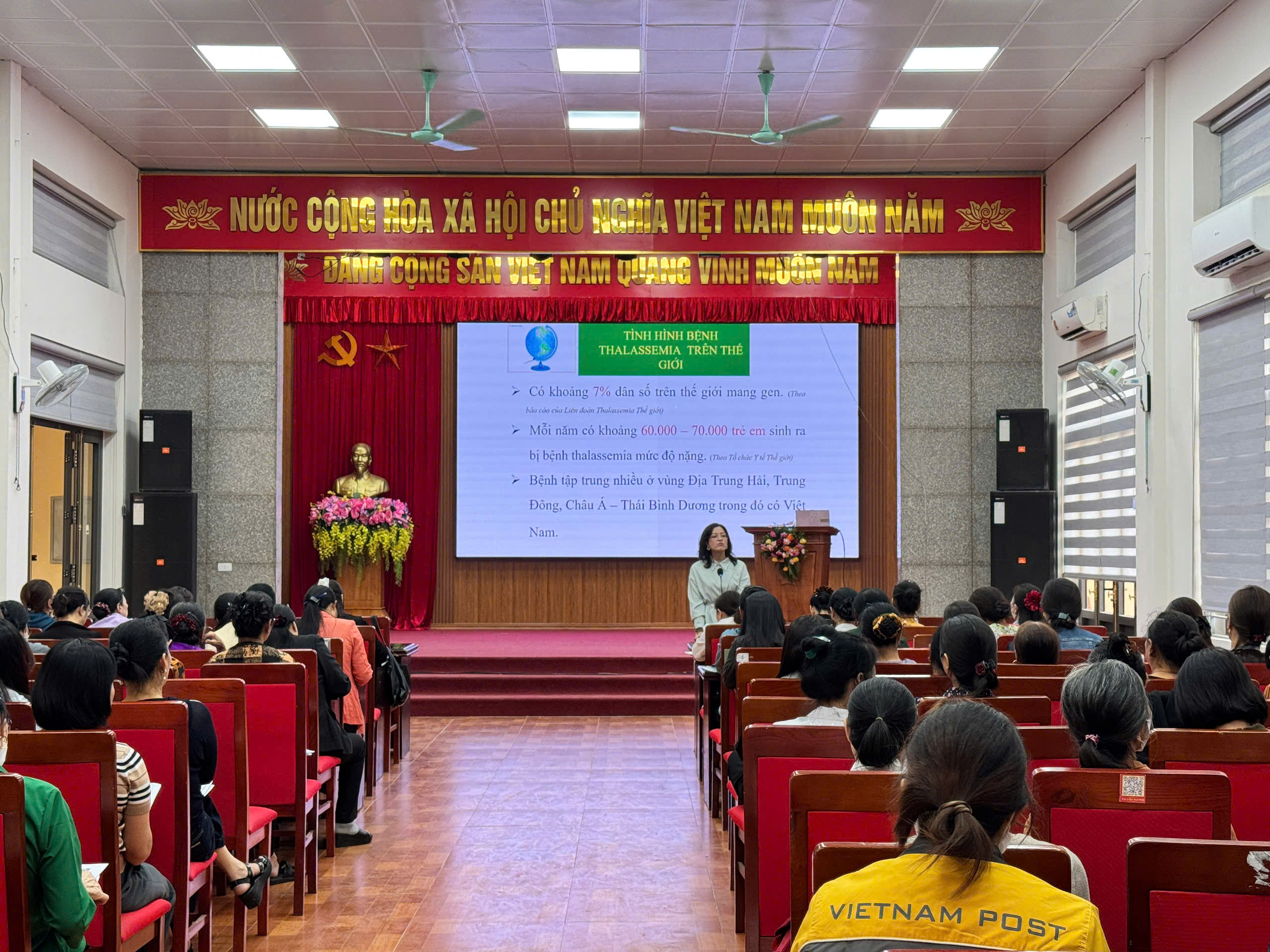 Trạm Y tế xã Tây Phương: Tập huấn đào tạo kỹ năng truyền thông, tư vấn cho cộng tác viên, tuyên truyền viên cấp cơ sở về can thiệp giảm thiểu bệnh tan máu bẩm sinh