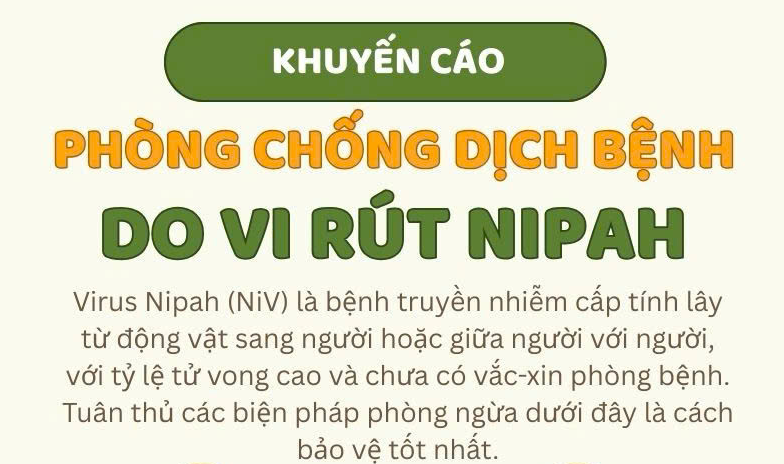 Thông tin báo chí về: Dịch bệnh do vi rút Nipah và các biện pháp phòng chống tại Việt Nam